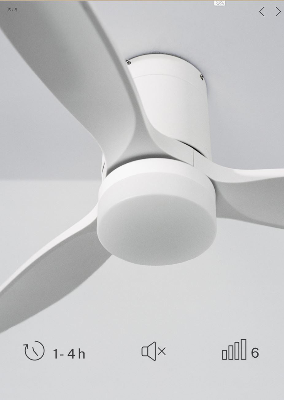 Create WIND CALM Silent ceiling fan (white)