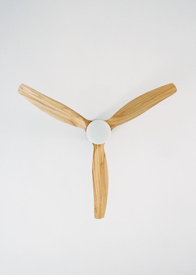Create WIND CALM silent ceiling fan (light wood)